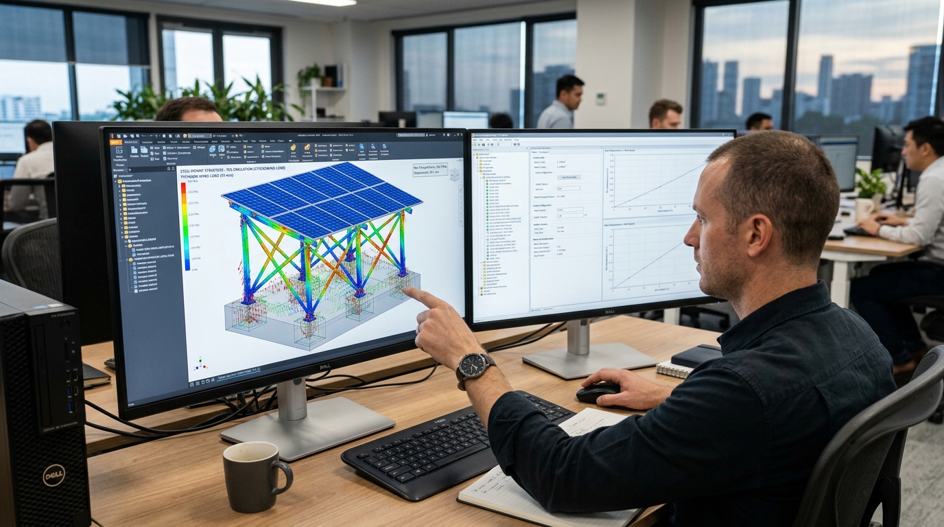 3D CAD 구조역학 및 풍하중 설계